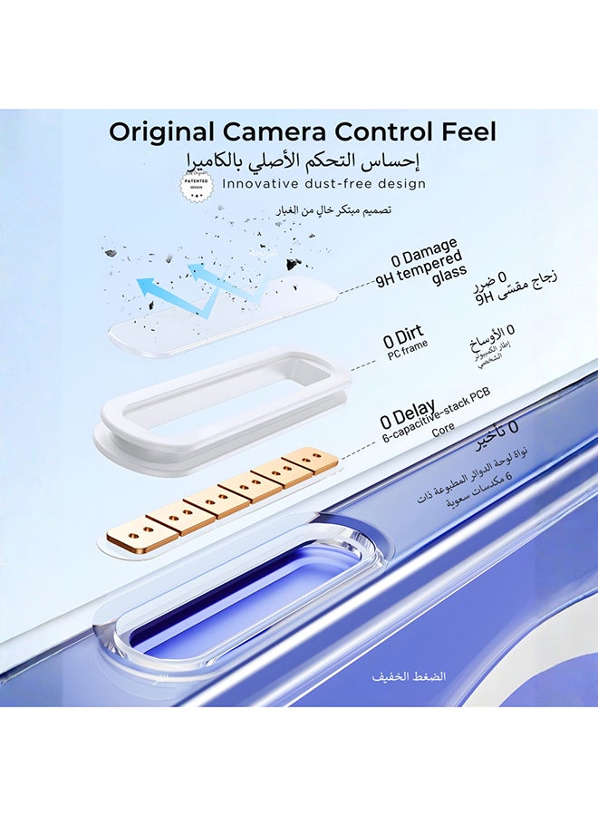 اي اس ار ESR مجموعة (واقي شاشة + كفر) آيفون 16 بلس، متوافق مع MagSafe، قفل مغناطيسي 1500غ، حماية عسكرية، حامل مدمج (Stash Stand)، مقاوم للخدش، شفاف - Image 2