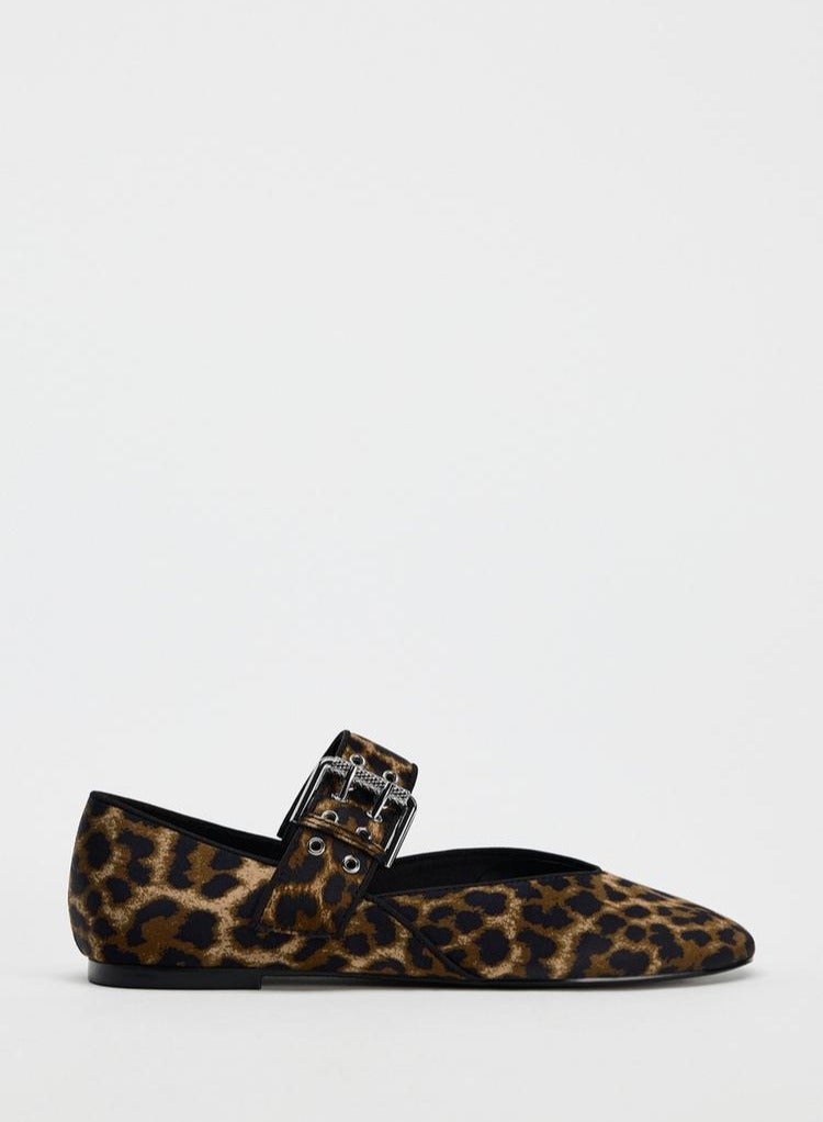 زارا Animal print ballet flats - Image 1