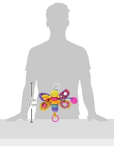 Lamaze Clip On Car Seat and Stroller Toy - Fifi the Firefly - Crinkle Car Seat Toys and Stroller Toys - Sensory Toys for Babies - Travel Toys for Car - Infant Toys Ages 0 Months and Up - Image 3