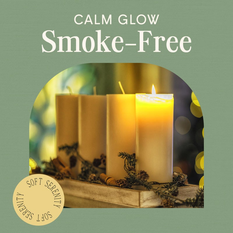 Mister Candle 3" x 6" Yellow Pillar Candles (Set of 3) Unscented, Solid Color, Hand Crafted Weddings, Home Decoration, Restaurants, Spa, Church, Holiday Candle Gift - Image 4