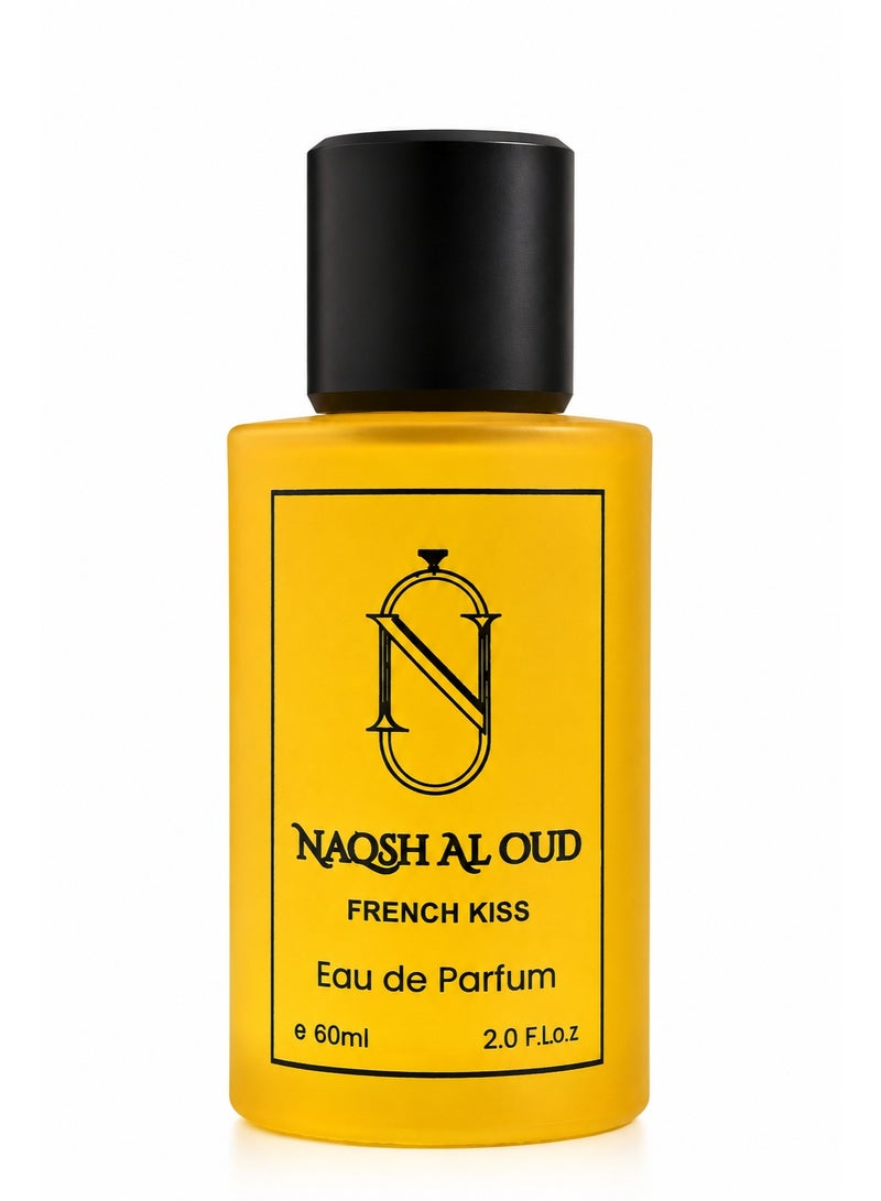 naqsh AL OUD French Kiss Eau De Parfum 60ml – Long Lasting Luxury Inspired Unisex Perfume, Premium Fragrance for Men & Women - Image 1