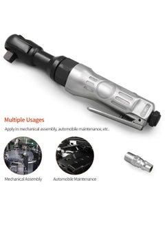 DEFAONS DEFAONS Heavy Duty Air Ratchet Wrench - 160rpm Pneumatic Tool with 50ft-lb Torque, 3/8in Bolt Capacity, and 90psi Air Pressure  - Image 4