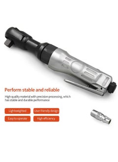 DEFAONS DEFAONS Heavy Duty Air Ratchet Wrench - 160rpm Pneumatic Tool with 50ft-lb Torque, 3/8in Bolt Capacity, and 90psi Air Pressure  - Image 5