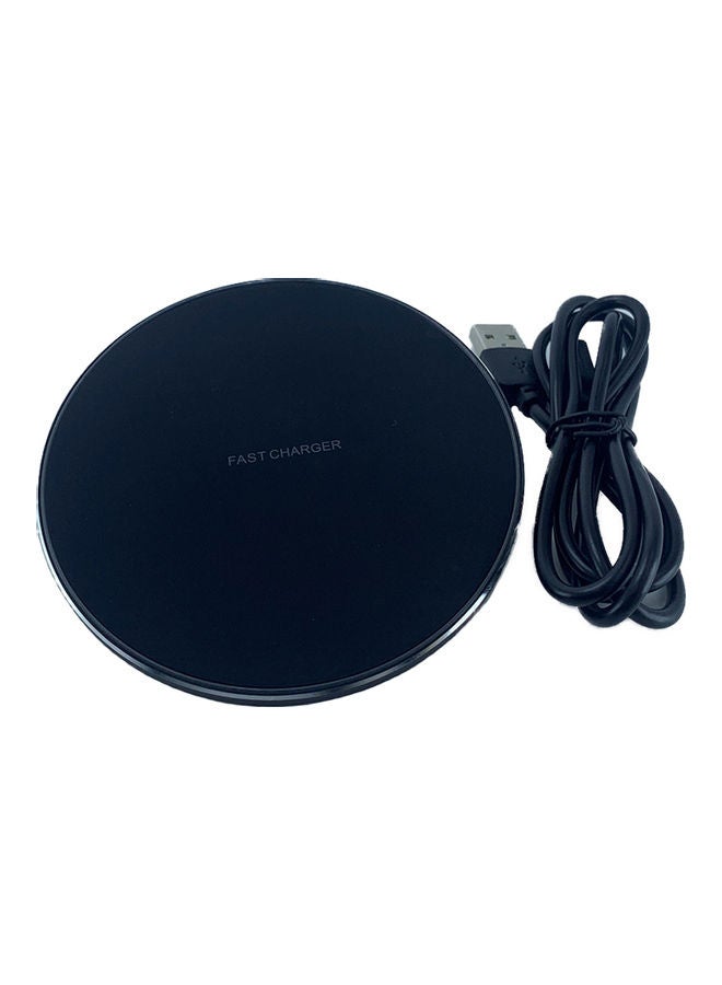 NIBEMINENT Wireless Fast Charger Pad With Cable Black  - Image 1