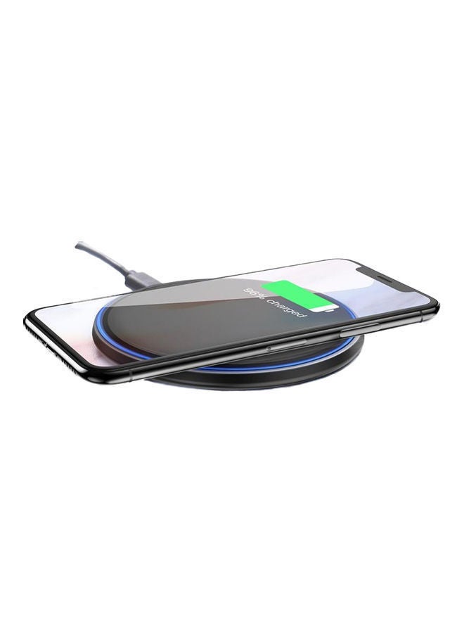 NIBEMINENT Wireless Fast Charger Pad With Cable Black  - Image 2