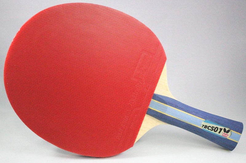 Butterfly B501FL Shakehand Table Tennis Racket | China Series | Racket and Case Set with Balanced Speed and Spin | Recommended for Beginning Level Players, Multi - Image 2