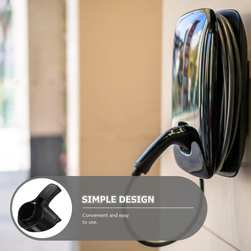 Wall Mounted EV Charger Holder Waterproof Cable Hook Compatible SAE Five Hole Nozzle - Image 5