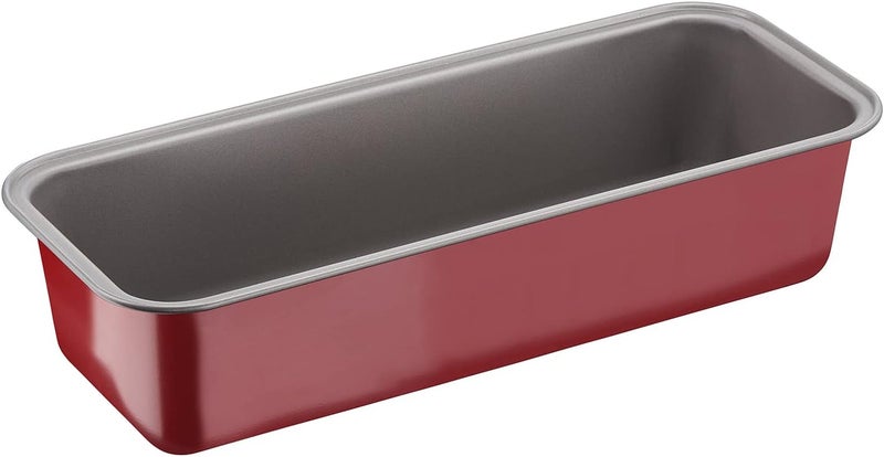 T-fal TEFAL Baking Mold | Deli Bake 30 Cm Loaf Pan | Red | Carbon Steel | 2 Years Warranty | J1640114 - Image 1