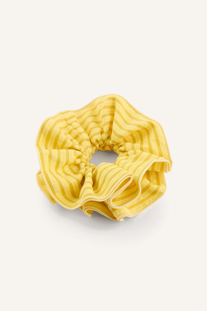 DeFacto Yellow Woman Woman Yellow Striped Hair Tie Casual - Image 4