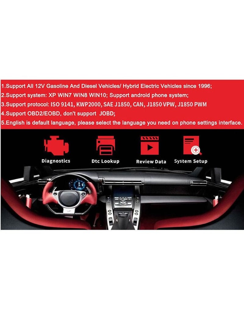 Konnwei - KW903 ELM327 Bluetooth Automobile Fault Diagnosis Instrument - Image 1