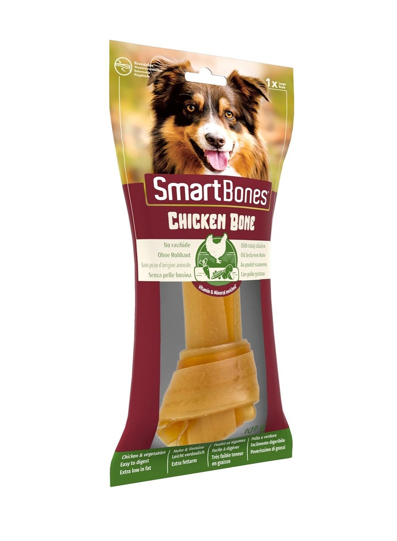 SmartBones Large Chicken Bone Rawhide Free Chew Dog Treats - Image 2