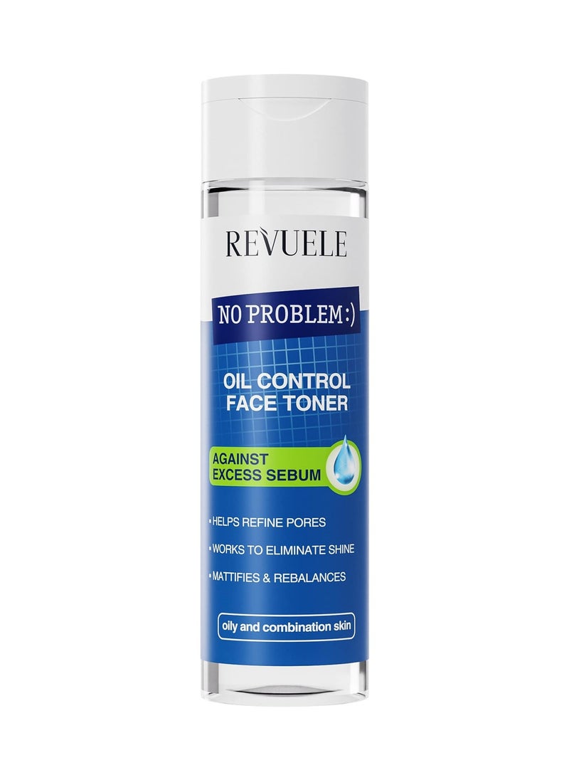 REVUELE Revuele No Problem Oil Control Face Toner Against Excess Sebum 