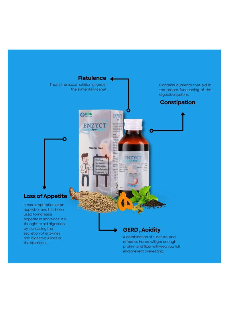 بي دي ايه فارما الايورفيدا شراب الأعشاب الهضمي - Image 5