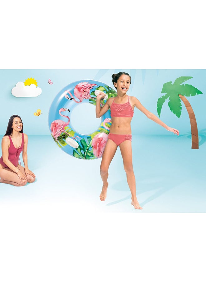 INTEX Lush Tropical Inflatable Pool Swim Tubes - Assortment 97cm - Image 2
