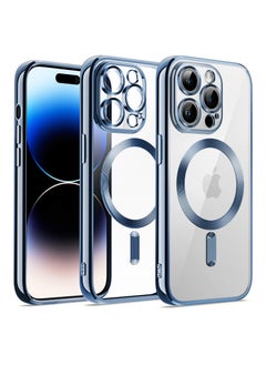 iPhone 14 Pro Max Case Compatible with Magsafe Magnetic Wireless Charging Camera Lens Protector Anti-Scratch Slim Electroplated Cover for Apple iPhone 14 Pro Max
