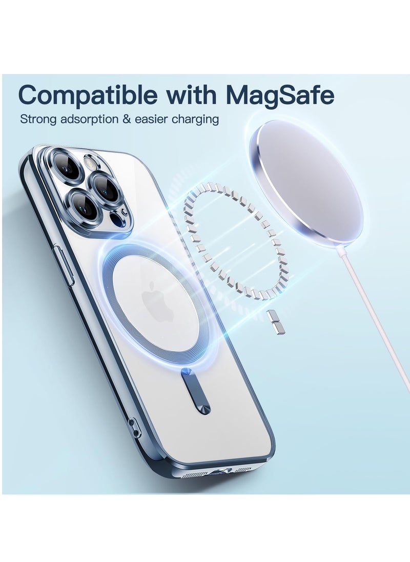 BORTONY - iPhone 14 Pro Max Case Compatible with Magsafe Magnetic Wireless Charging Camera Lens Protector Anti-Scratch Slim Electroplated Cover for Apple iPhone 14 Pro Max - Image 1