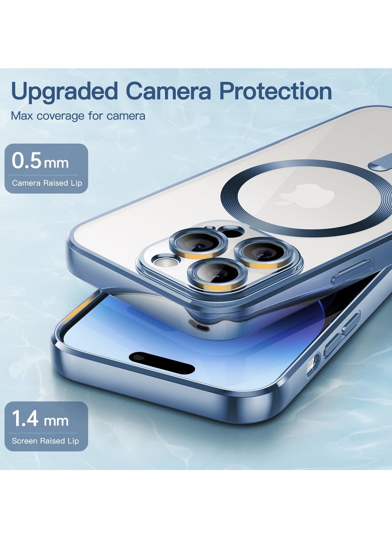 BORTONY - iPhone 14 Pro Max Case Compatible with Magsafe Magnetic Wireless Charging Camera Lens Protector Anti-Scratch Slim Electroplated Cover for Apple iPhone 14 Pro Max - Image 1