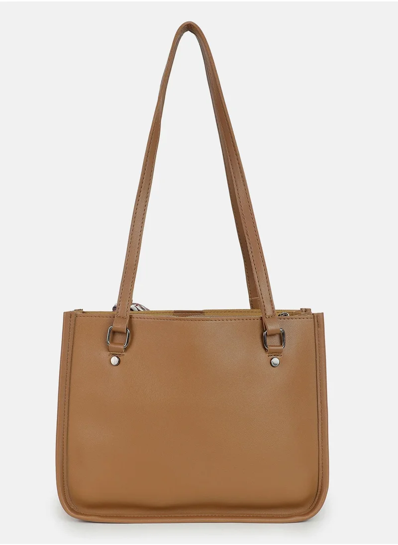 Haute Sauce Tan Trendsetter Beige Handbag