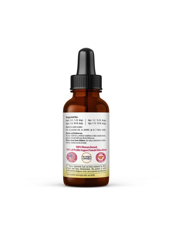 Herbal Goodness مستخلص سائل لدعم هدوء الأطفال 1 أونصة مع غليسينات المغنيسيوم، سترات المغنيسيوم، متعدد الفيتامينات للأطفال - مغنيسيوم للأطفال - زجاجة 1 أونصة، 1 وحدة - فوائد عشبية - Image 3