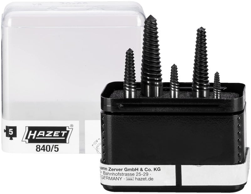 Hazet 840/5 Screw Extractor Set 5 Piece - Image 2