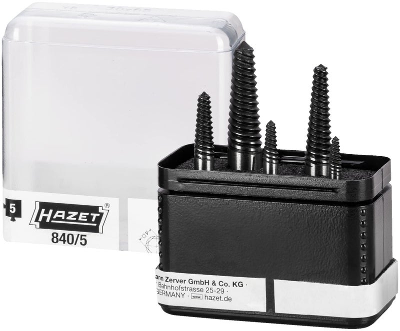 Hazet 840/5 Screw Extractor Set 5 Piece - Image 4