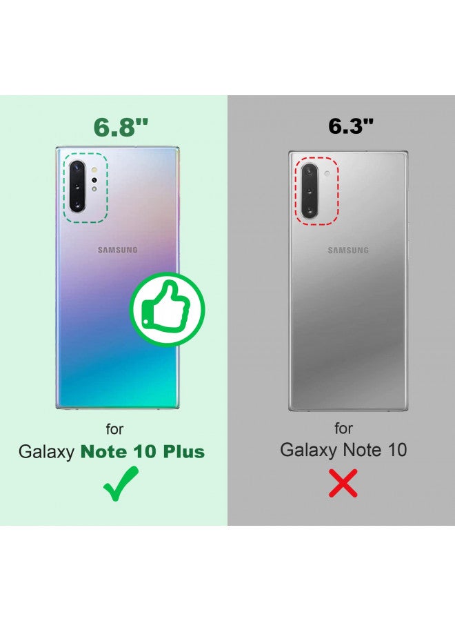 Silverback for Galaxy Note 10 Plus Case,Note 10+ 5G Case, Moving Liquid Holographic Glitter Case with Kickstand, Bling Diamond Ring Girls Women Case for Samsung Galaxy Note 10 Plus/Pro -Purple - Image 1