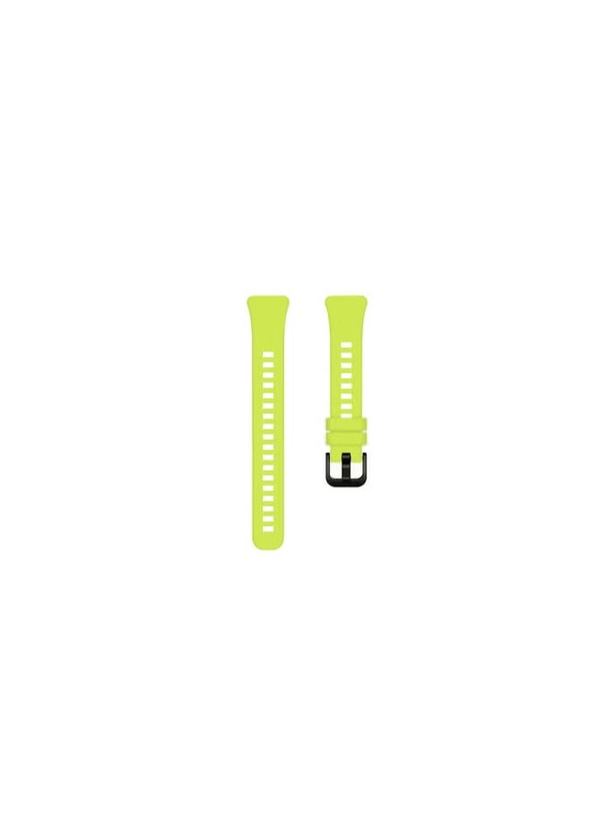 CATANES Huawei Band 6 / Honor Band 6 Fitness Tracker Replacement Silicone Band Adjustable Waterproof Smart Watch Strap with Buckle Neon Green - Image 2