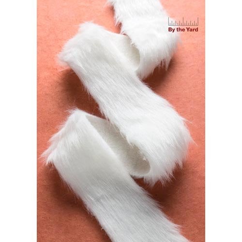 Wrights منتجات رايتس بساطة حواف الفرو 2" X6yd، أبيض - Image 3