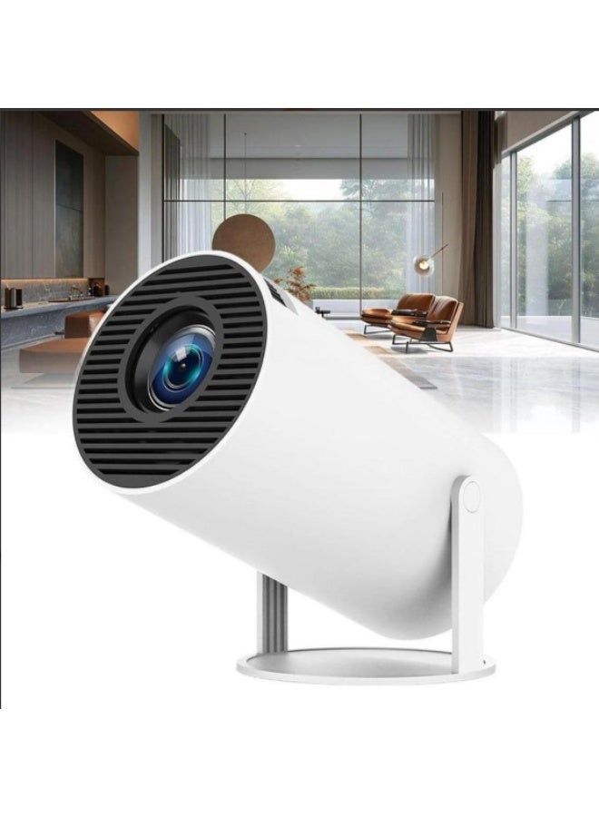 LINKUP Link Up Portable Smart Projector - Native 1280*720 Resolution (4K Support), Android 11 OS, WiFi 6 & Bluetooth 5.0, 160 ANSI Lumens - White. - Image 2