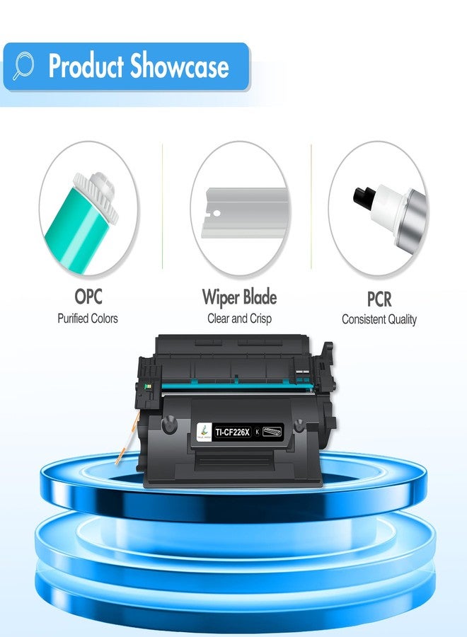 TRUE IMAGE 26X Toner Cartridge for HP Printer CF226X M426fdw Compatible for HP 26X Black LaserJet Toner Cartridge 26A CF226A M402n MFP M426fdw M402dn M402 M402dw M402dne M426fdn M426 M426dw Printer Ink 2 Pack - Image 5