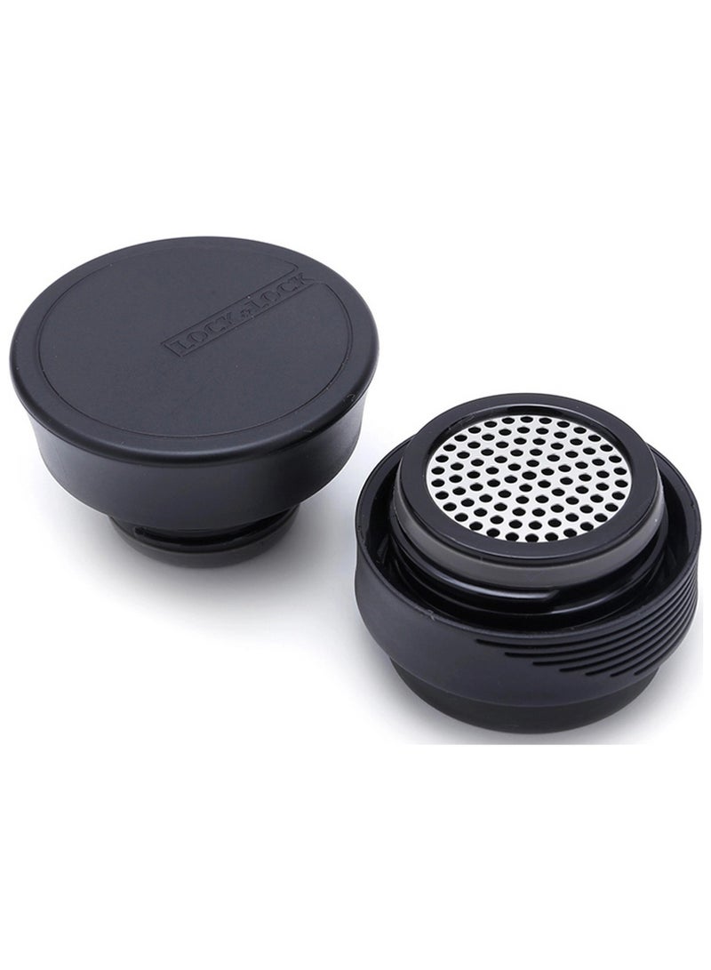 LOCK & LOCK LocknLock 400ml Stainless Steel Tumbler with Double-Vacuum Insulation - Portable, Ergonomic Travel Mug for Hot and Cold Beverages - Grey - Image 3