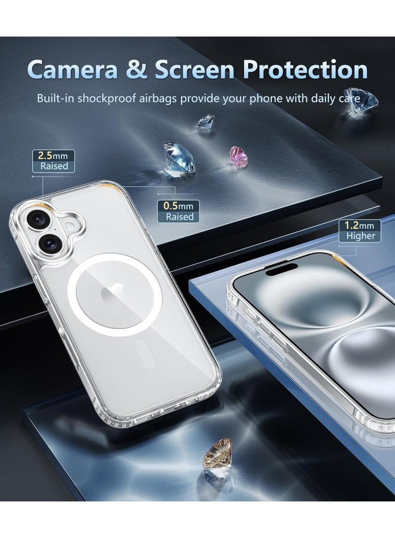 Houmt iPhone 17 Case Magsafe, Wireless Charging Support Clear iPhone 17 Cover Anti Scratch Shockproof Protective Phone Case for Apple iPhone 17 6.1inch - Image 3