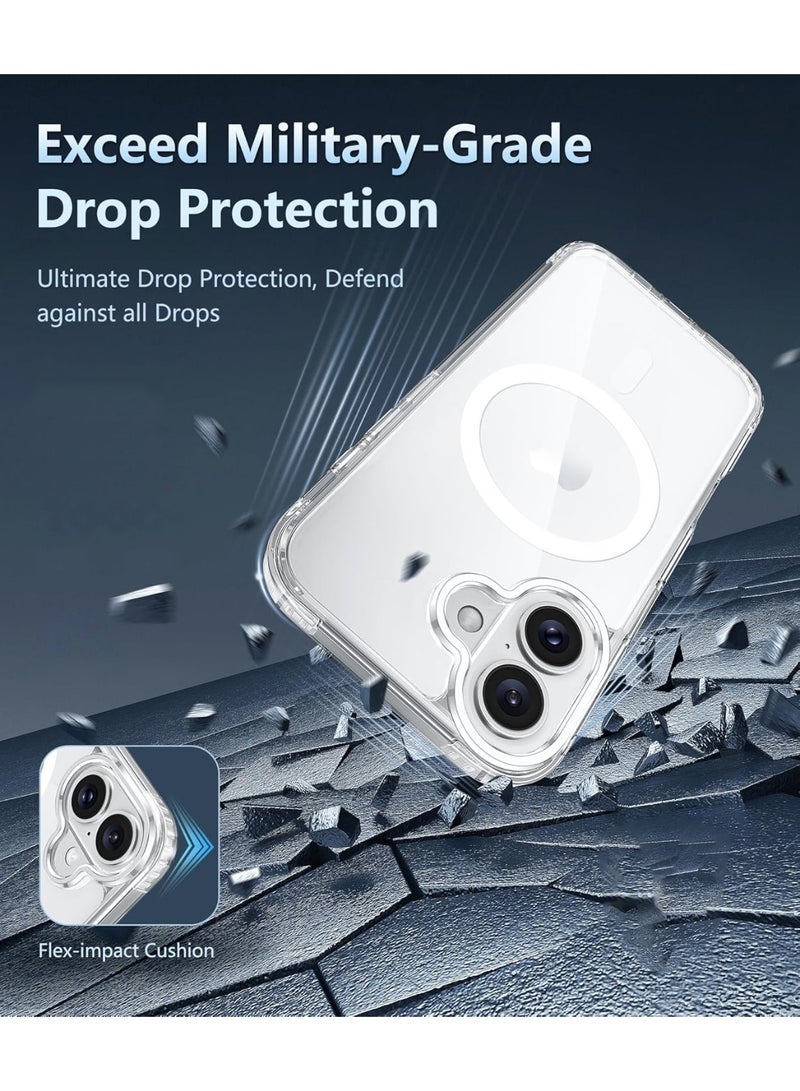 Houmt iPhone 17 Case Magsafe, Wireless Charging Support Clear iPhone 17 Cover Anti Scratch Shockproof Protective Phone Case for Apple iPhone 17 6.1inch - Image 4