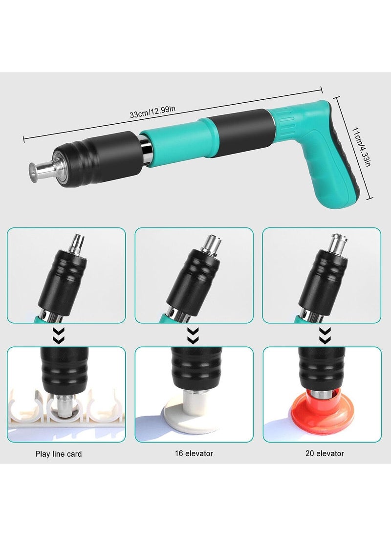 HARIVAR MART HARIVAR MART Nail Wall Fastening Tool for Cement Wall  Manual Steel Nails Gun Portable Concrete Nail Gun with 10 Nails  Lightweight and Efficient Household Woodworking Tool For Drilling Up A Wall  - Image 5