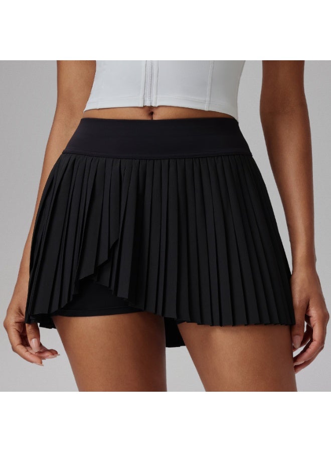 Women's Golf Short Skirt High Elasticity Running Tennis Sports Yoga Pleated Skirt  Style Anti-Light Walking  - Image 1