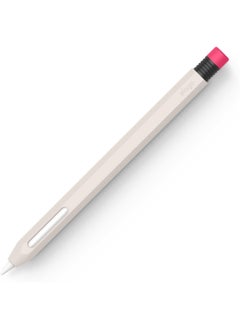 Elago Classic Pencil Case Compatible with Apple Pencil 2nd Generation Cover Sleeve, Classic Design, Compatible with Magnetic Charging and Double Tap - Stone  - Image 1