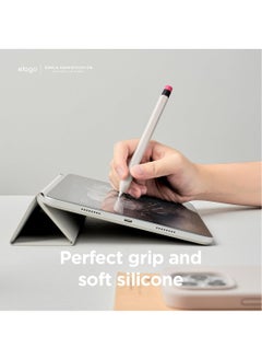 Elago Classic Pencil Case Compatible with Apple Pencil 2nd Generation Cover Sleeve, Classic Design, Compatible with Magnetic Charging and Double Tap - Stone  - Image 3