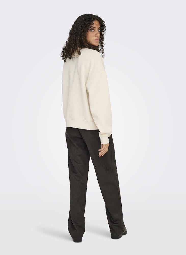 ONLY ONLBEST Long sleeve PRINT CREW NECK Sweatshirt - Image 2