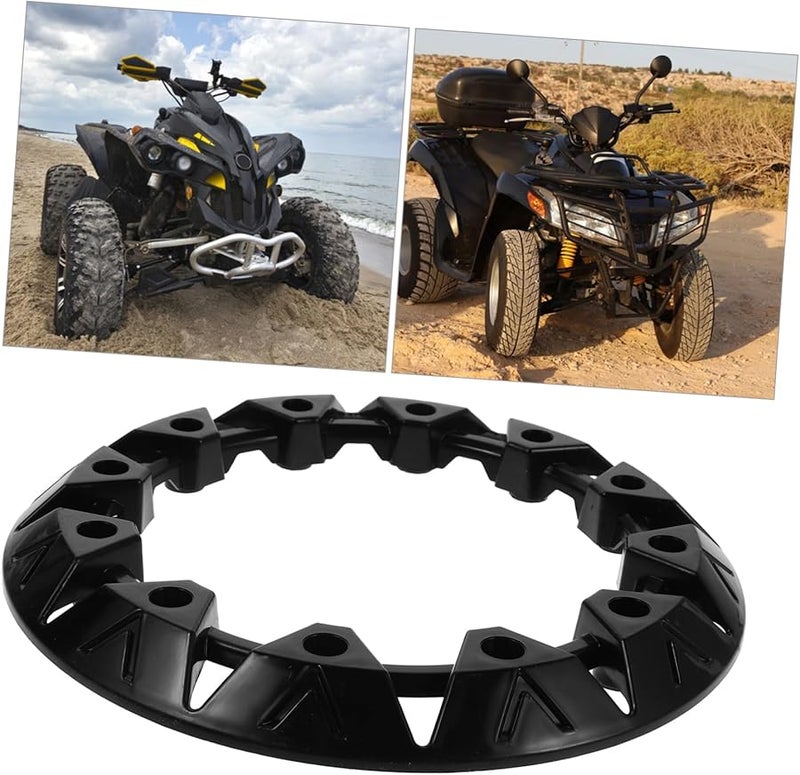 غطاء عجلة ATV الأسود واقي الإطار لقبعات الجنوط الأنيقة لمركبات ATV الشاطئية - Image 5