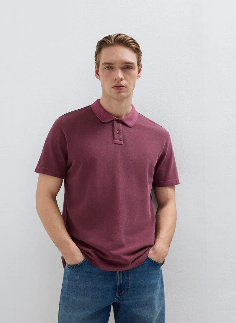 Mavi Burgundy Polo T-Shirt