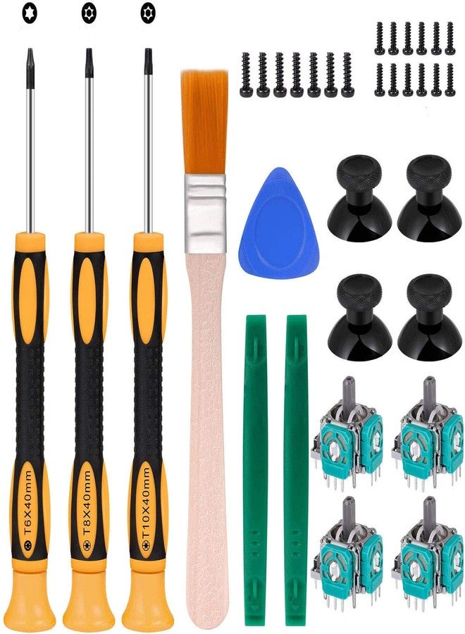RGEEK Xbox One Controller Joystick Replacement, 4PCS Xbox one Joysticks Replacement Parts with T6 T8 T10 Repair Screwdriver Kit for Xbox One Controller - Image 1