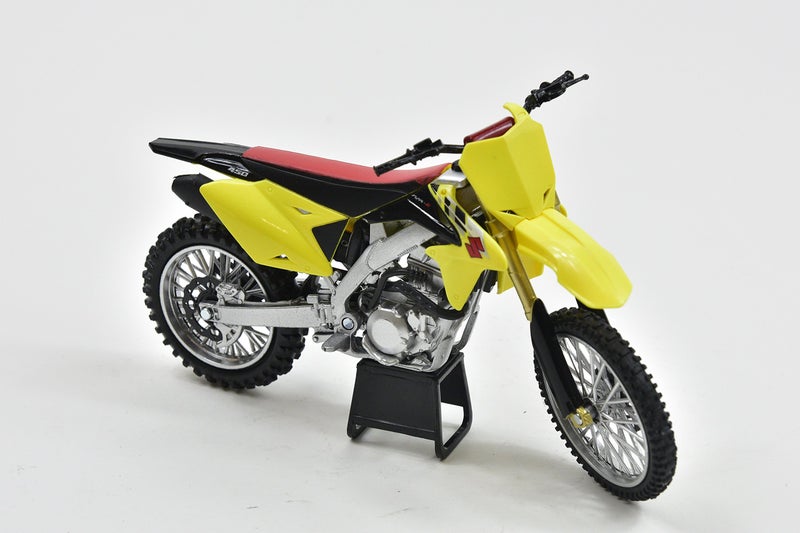 NewRay New-Ray 1/12 Suzuki RM-Z450 2014 Suzuki Motocross/Off-Road Bike, Yellow, (57643) - Image 4
