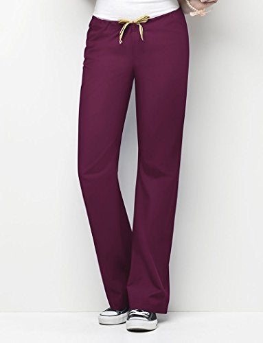 WINK Men's Origins Papa Unisex Scrub Pant, Wine, Large Petite - Image 5