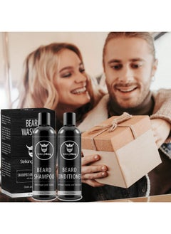 Striking Viking Beard Shampoo And Beard Conditioner For Men Naturally Derived Ingrediets Beard Wash Set Cleanse Softens & Conditions With Organic Argan And Jojoba Beard Oils Sulfate & Paraben Free Striking Viking  - Image 5