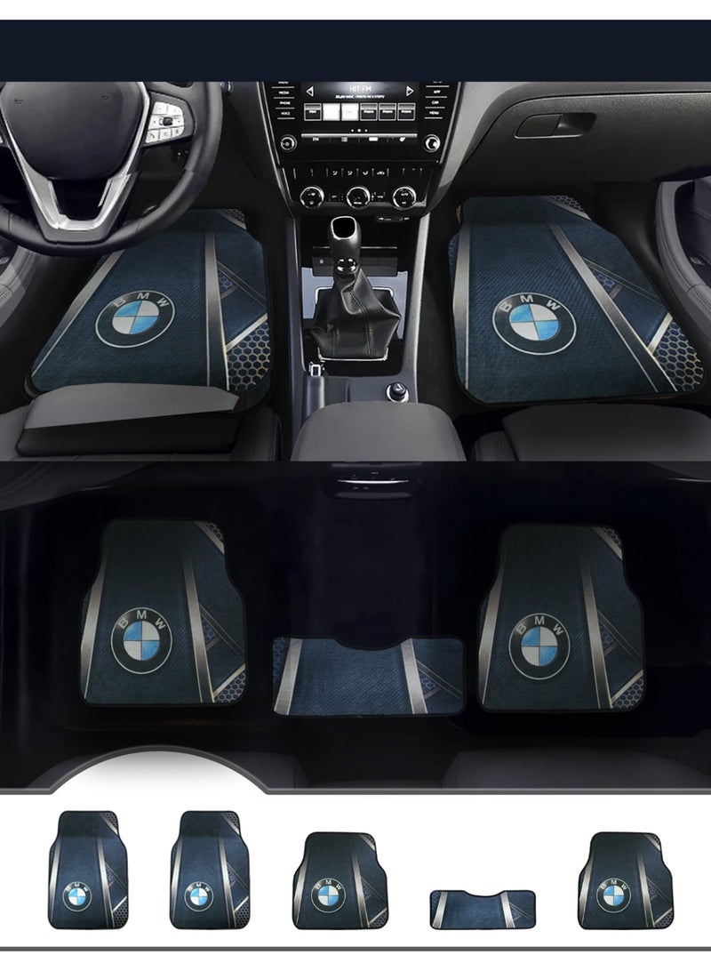 ماجيك كار هاب طقم دواسات سيارة 5 قطع متوافقة مع جميع سيارات BMW تصميم مانع للانزلاق خامات متينة سهلة التنظيف تساعد على حماية أرضية السيارة من الأتربة والطين والمياه والانسكابات اليومية يشمل الدواسات الأمامية والخلفية بالإضافة إلى القطعة الوسطى مناسب للاستخدام اليومي - Image 5