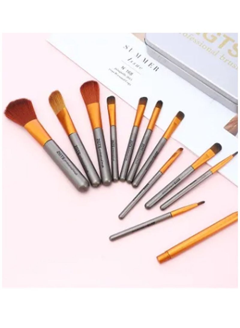 زد جي تي اس طقم فرش مستحضرات تجميل من 12 قطعة - Image 2