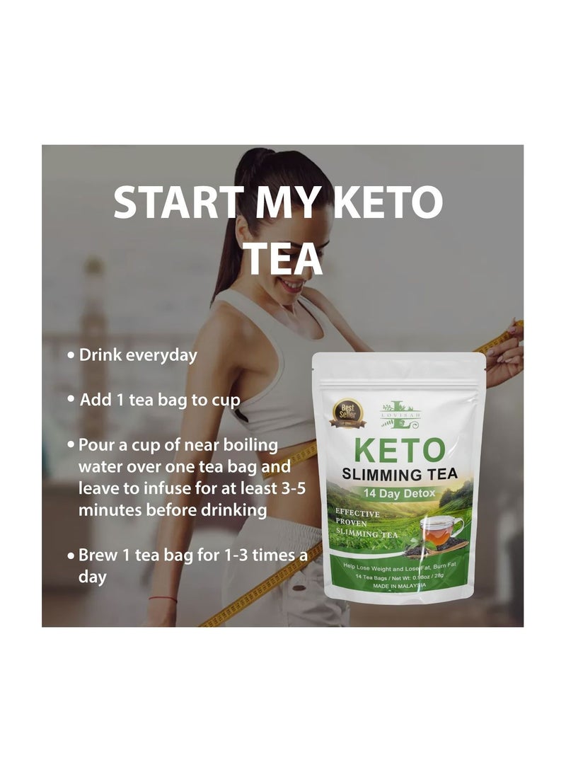 Lovisah Keto slimming tea for burning fats effectively - Image 3