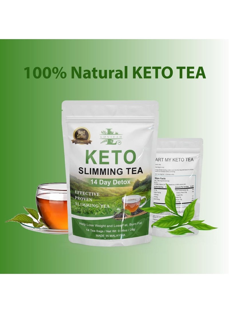 Lovisah Keto slimming tea for burning fats effectively - Image 5
