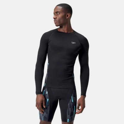 speedo Mens Endurance+ Splice Swimming Rashguard