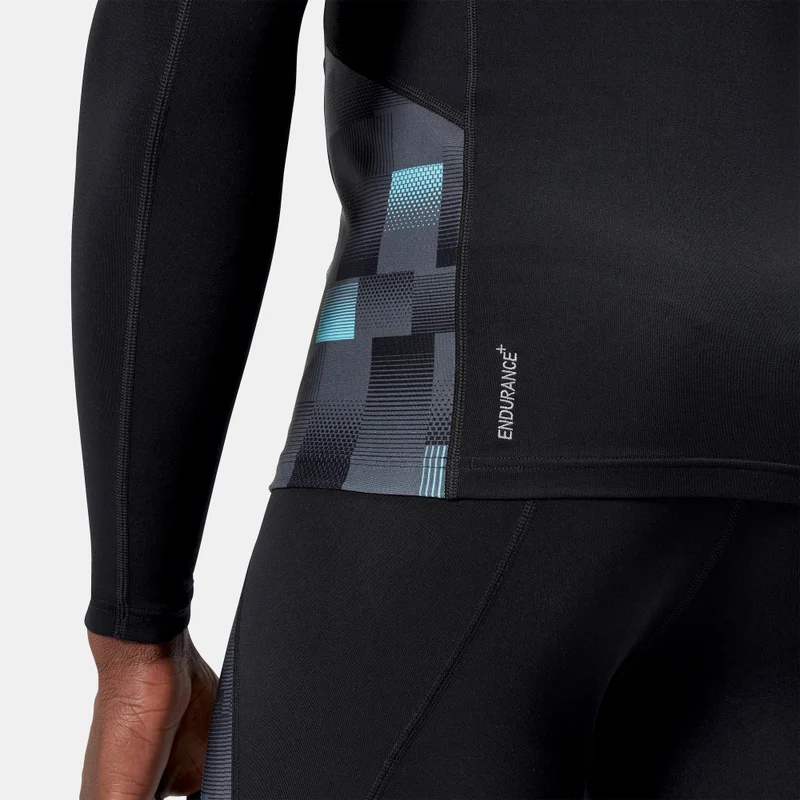 speedo Mens Endurance+ Splice Swimming Rashguard